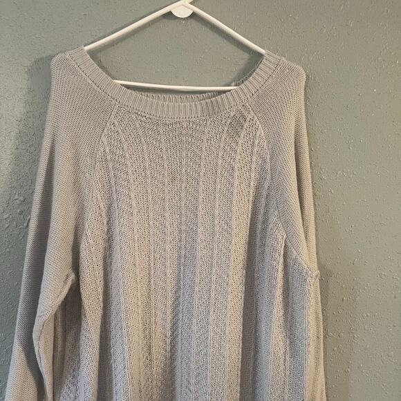 Lane Bryant Women’s Lavendar 22/24 Over Sized Knit Sweater Cozy Soft Warm Layer - Picture 9 of 13